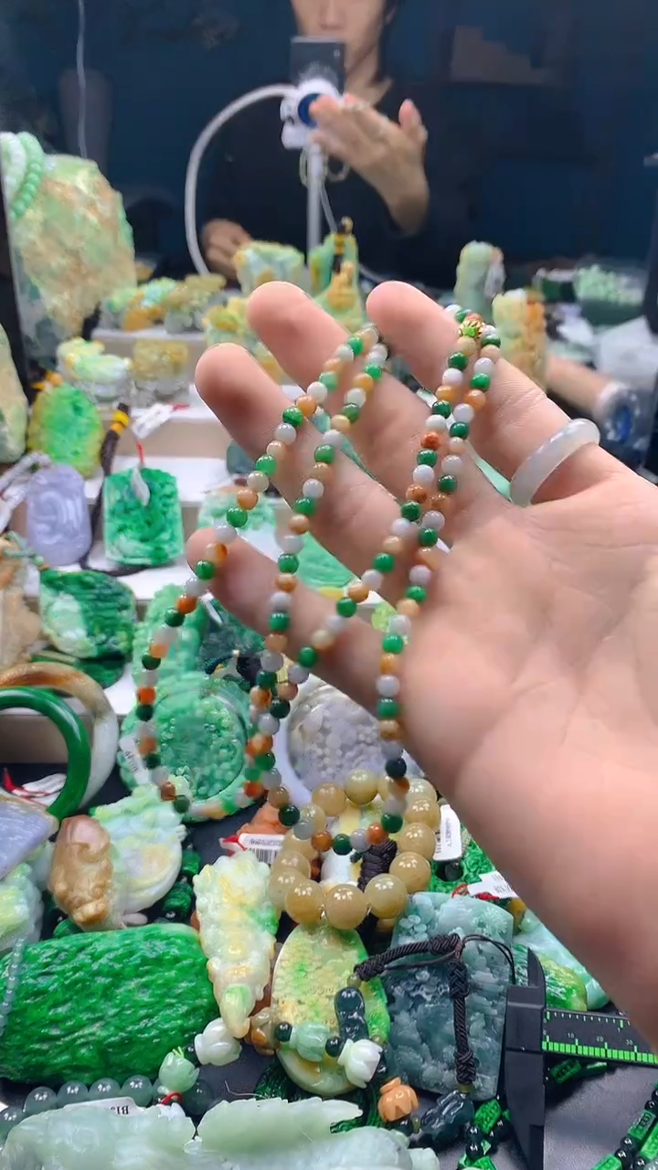 颈饰未镶嵌翡翠天然缅甸翡翠a货