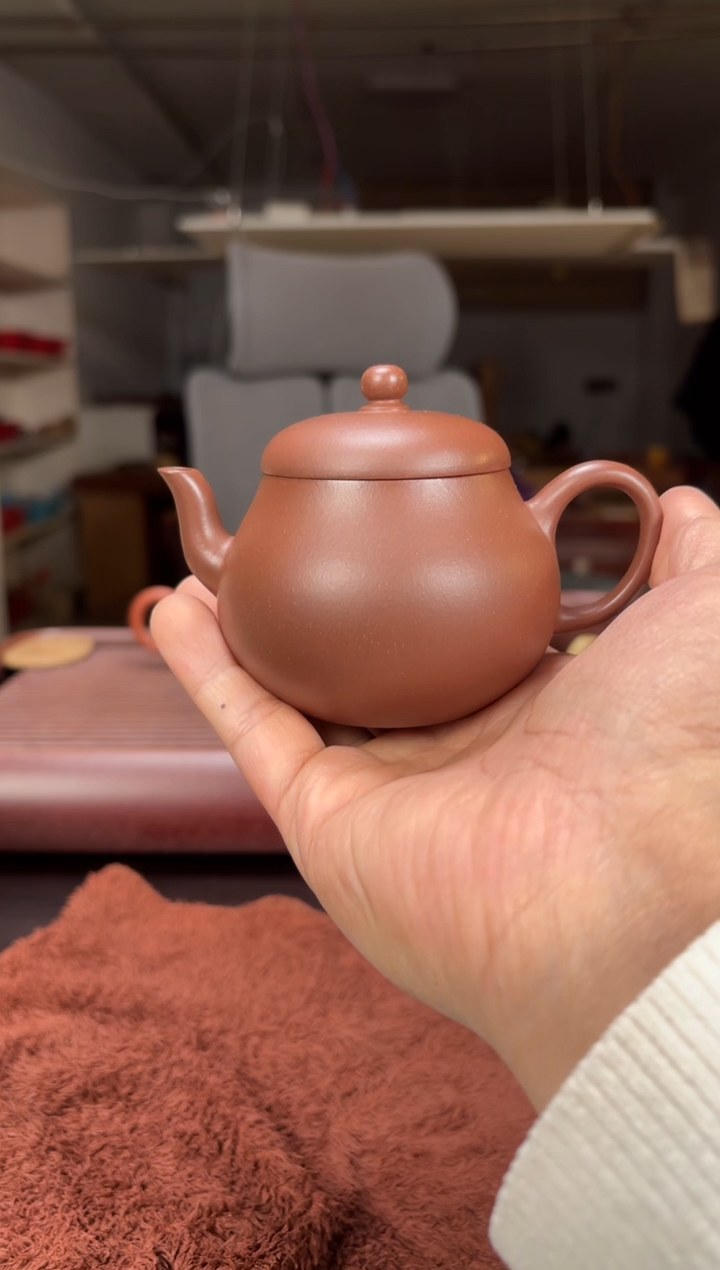 茶壶紫砂半手工高梨160毫升