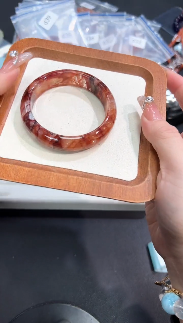 【闪购商品】水晶手镯未镶嵌40d多样性发其一/1条默认微瑕55