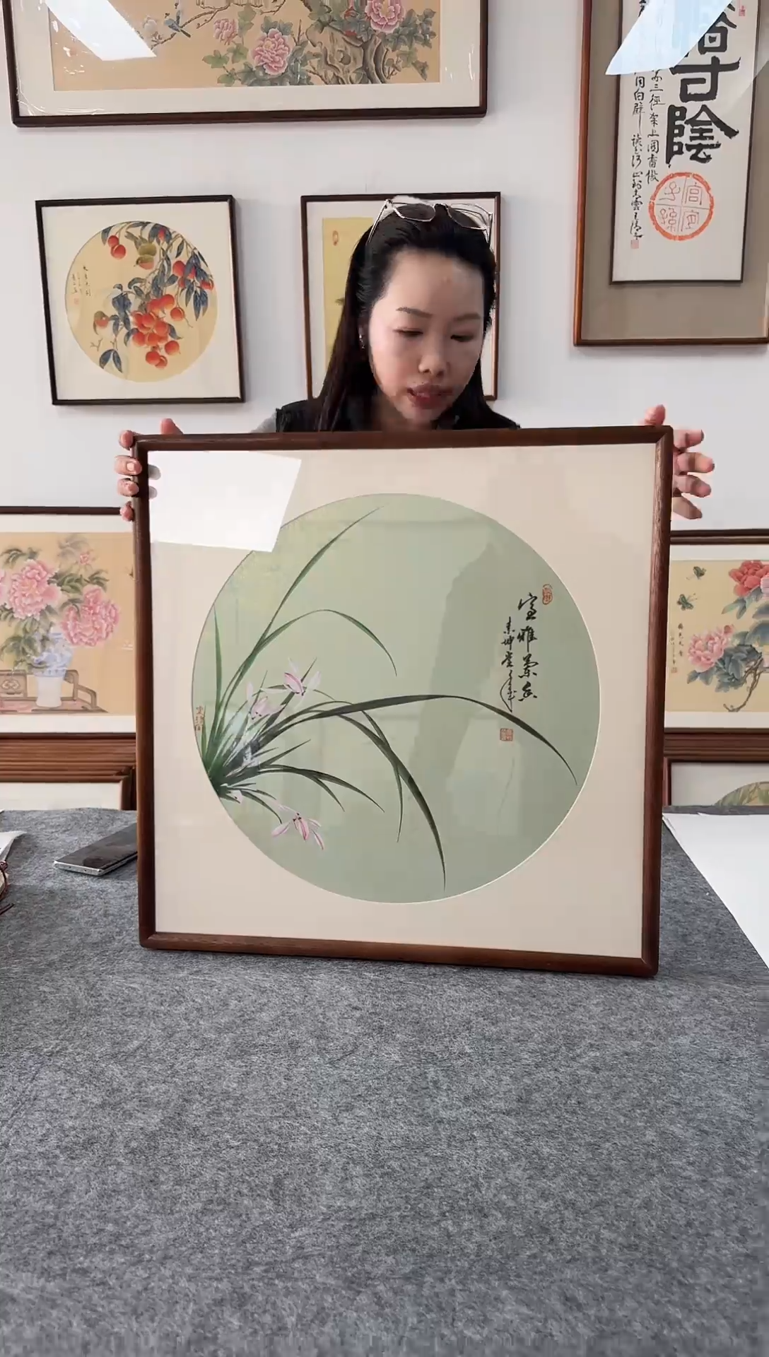 书法金世坤01-53*53绘画手绘同款