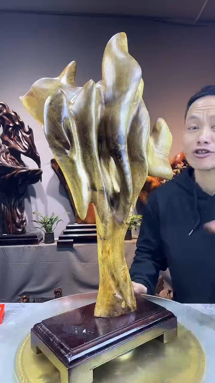 金丝楠正**哥小叶桢楠随行摆件64