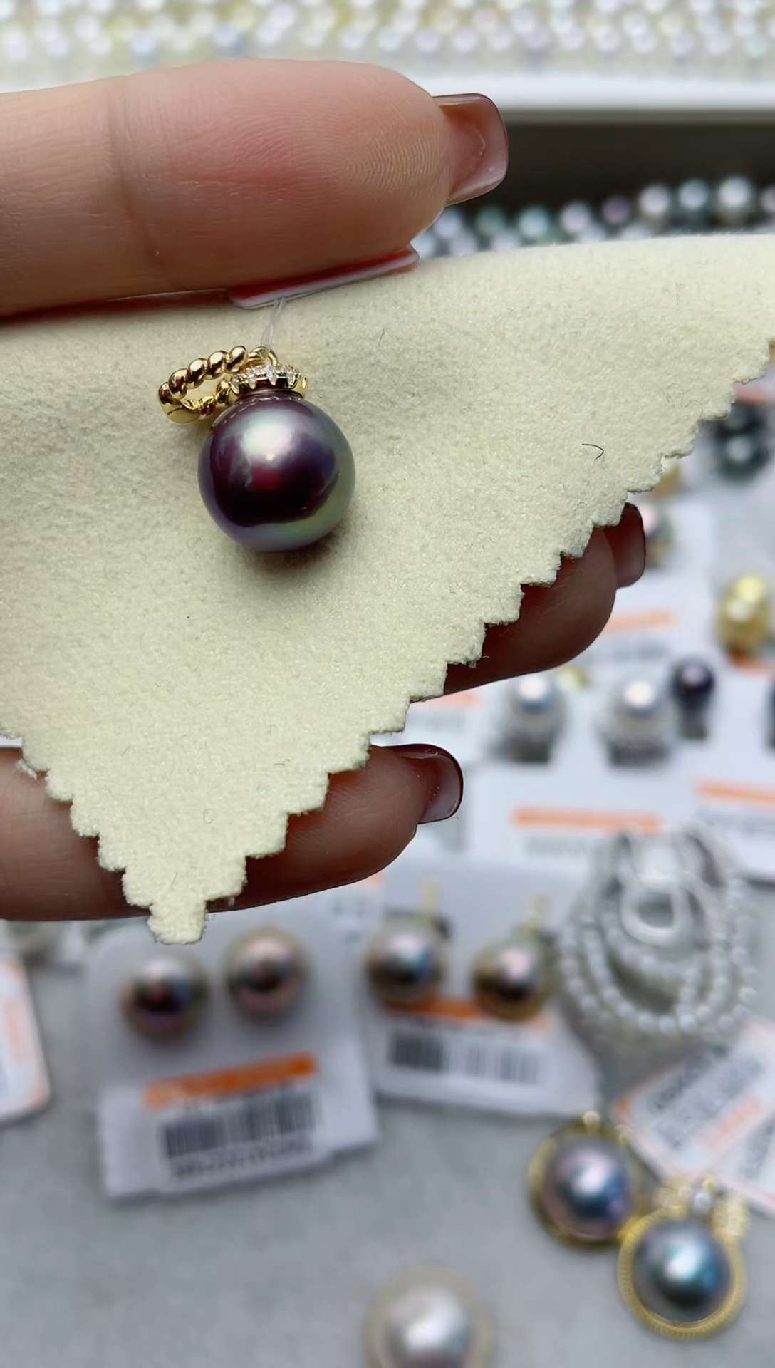 【闪购商品】淡水珍珠颈饰银S925镶嵌W66