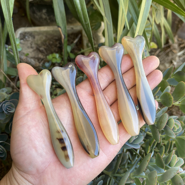 花花羊角长爱心毛衣勾针柄蕾丝手钩编织工具一物一图定制不锈钢针