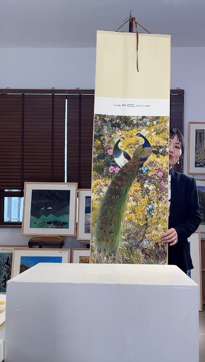 版画耿玉琨亲签限量版画作品S版