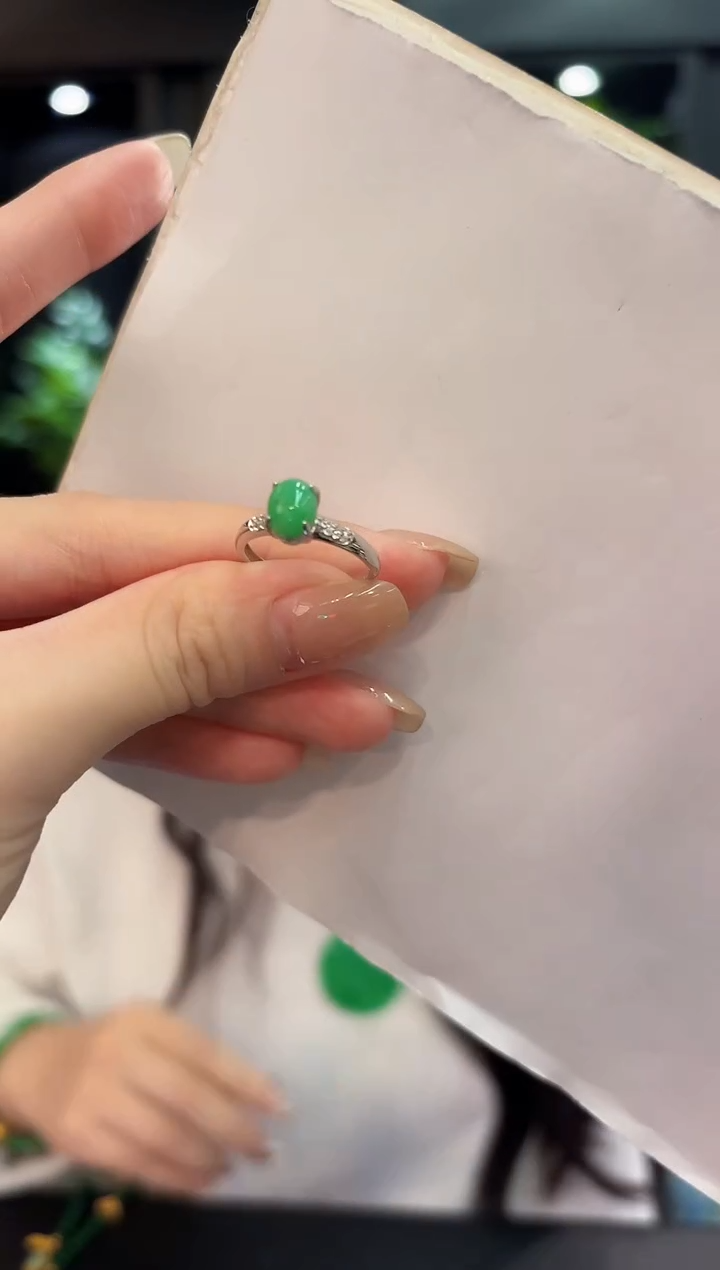 未镶嵌戒指翡翠 缅料A货/支持复检/一件