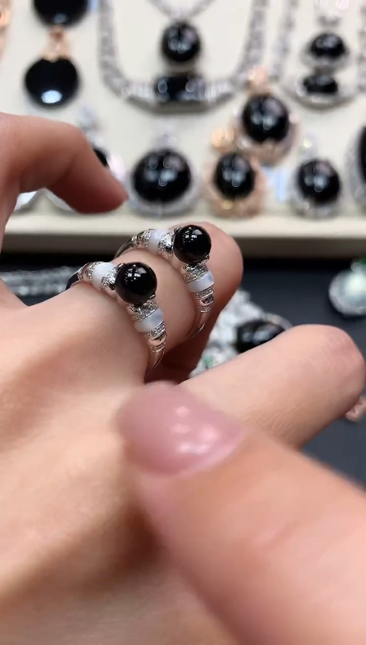 【闪购商品】翡翠戒指18K金镶嵌q68多样性一件发货无鉴赏