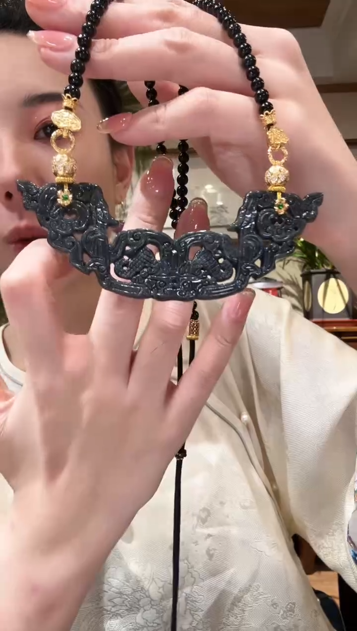 【闪购商品】翡翠颈饰未镶嵌国风