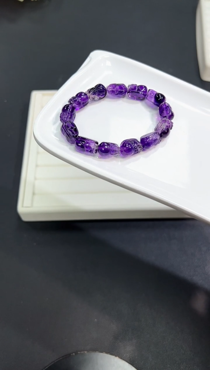 【闪购商品】水晶手串未镶嵌80f多样性发其一/1条默认微瑕