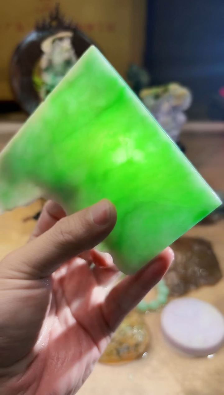 翡翠挂件未镶嵌A货张麦3155