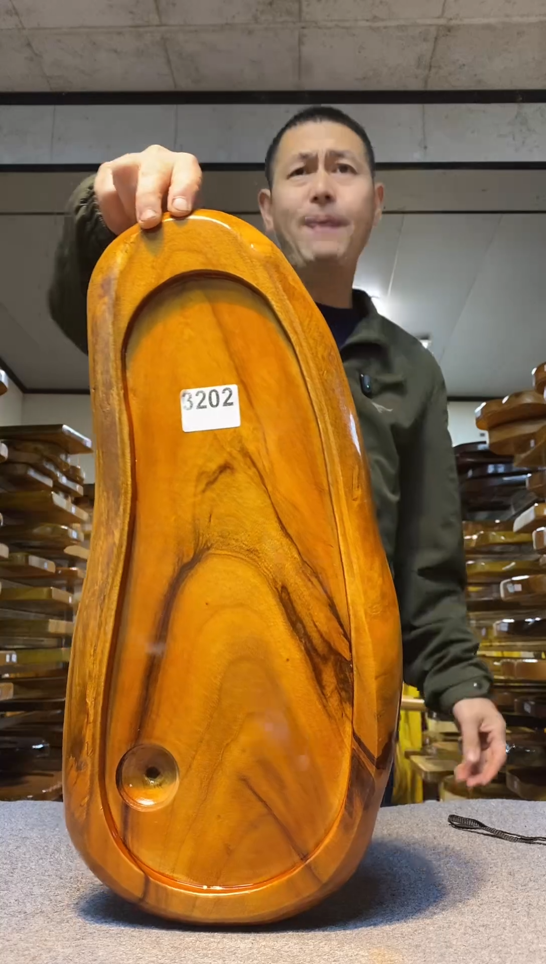 实木原木茶盘 一物一拍(不含配件）