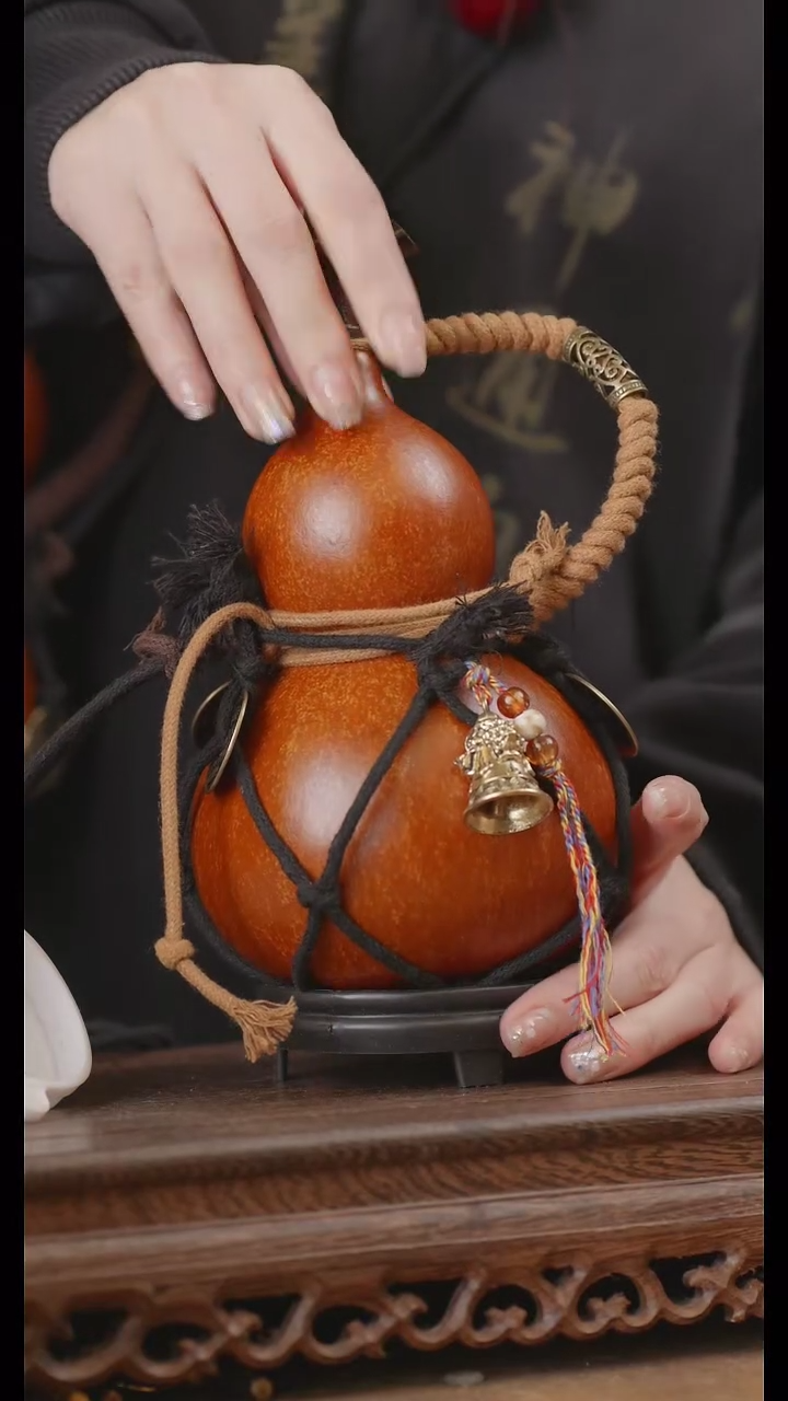 【闪购商品】360号精品天然大漆工艺防渗内胆酒葫芦~