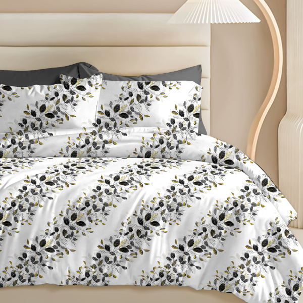 （森棉）A-类几何纯棉四件套加厚四季款100%全棉数码印花