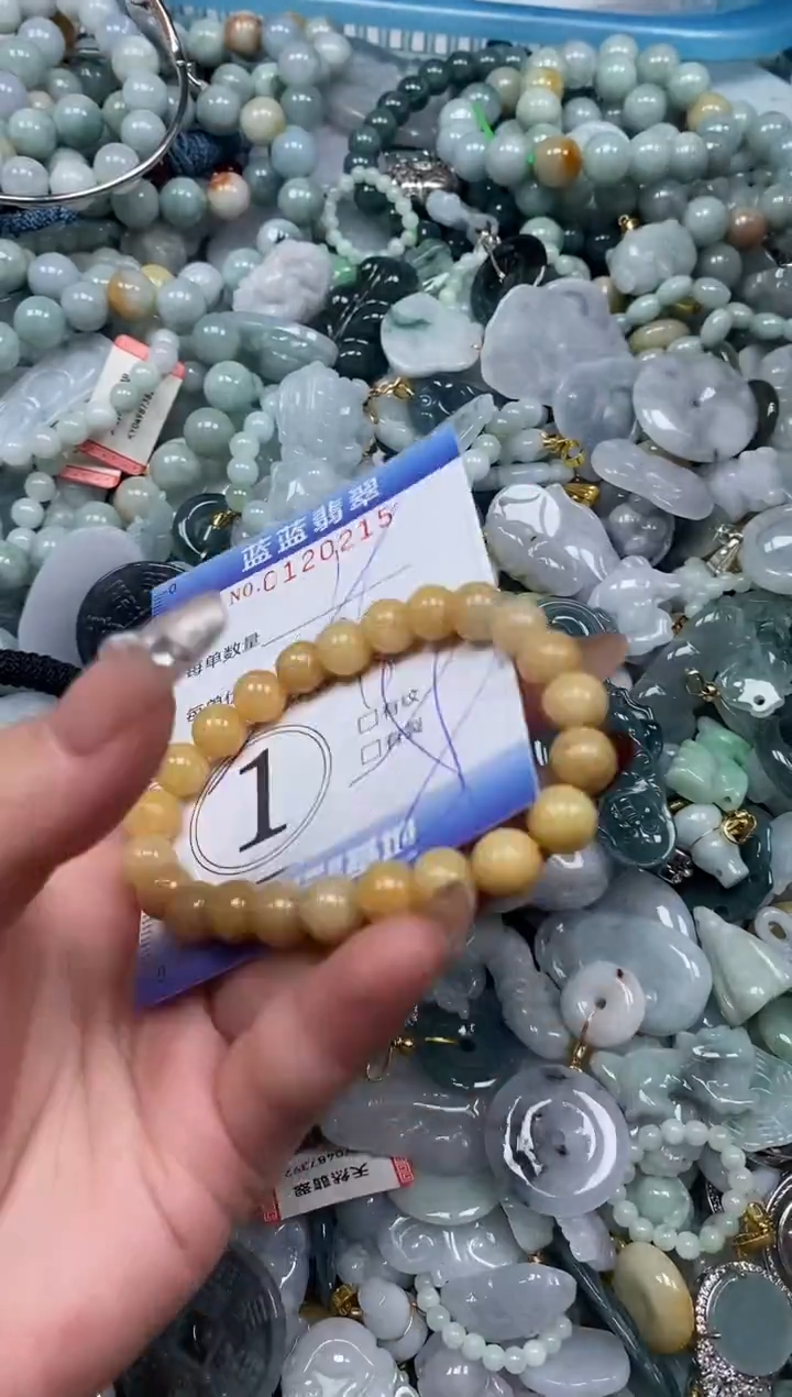 【闪购商品】翡翠颈饰未镶嵌闪购0120215多样性发其一