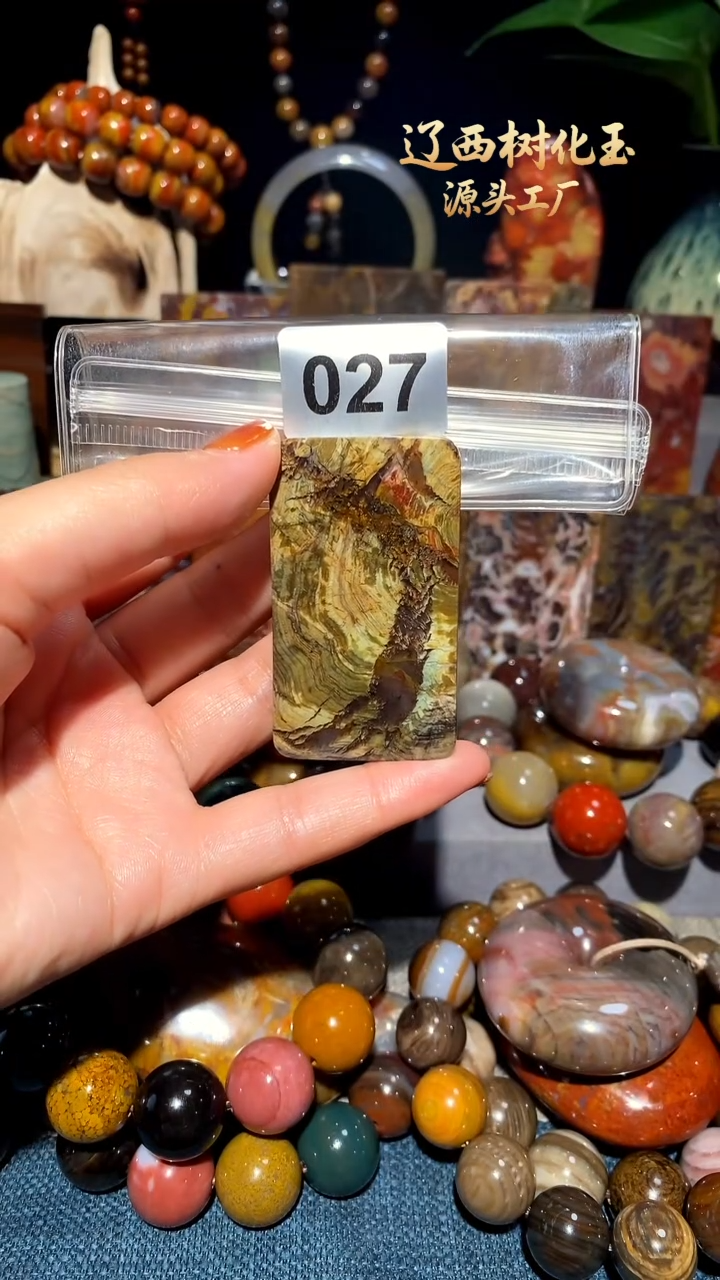 未镶嵌-硅化玉天然北票硅化玉吊坠