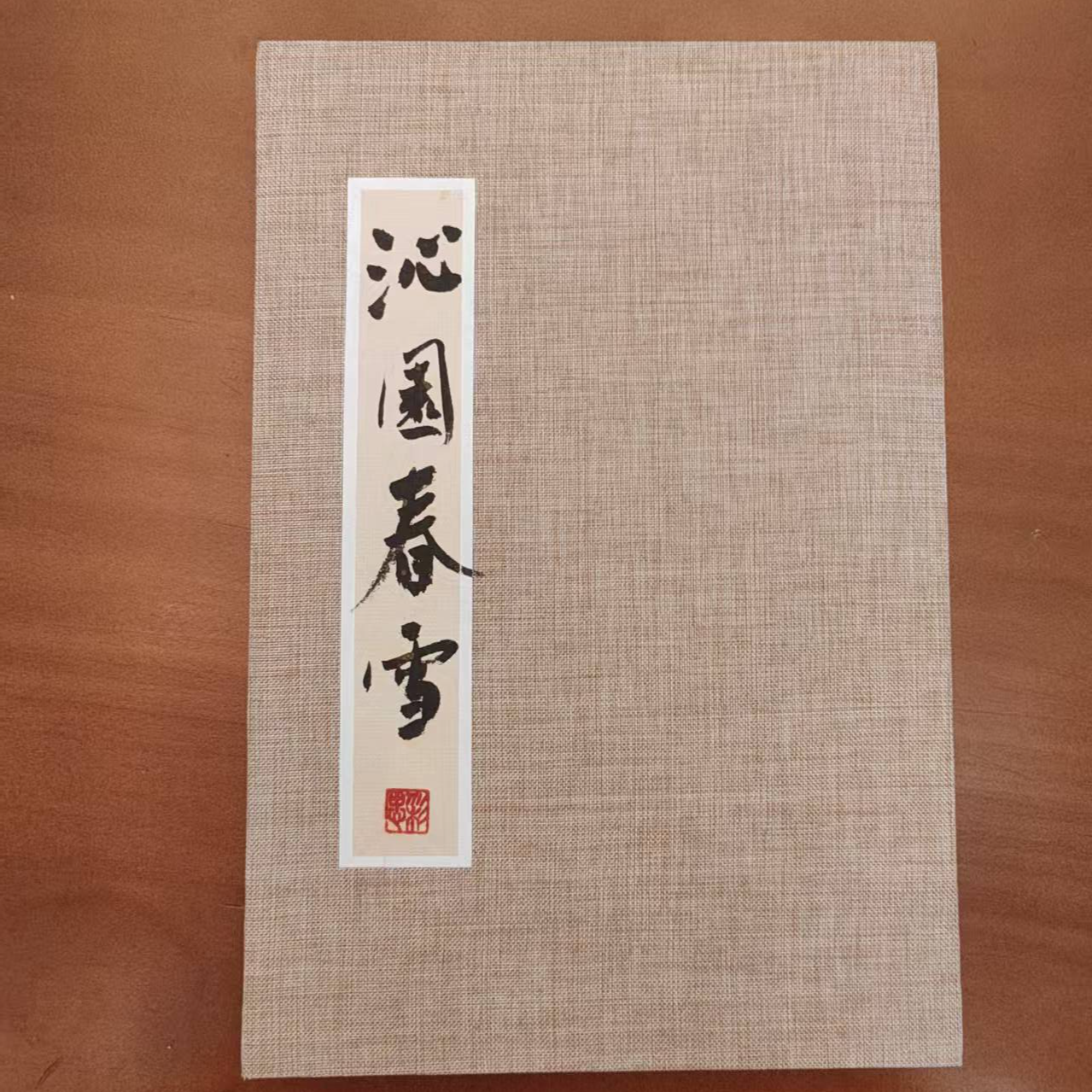 岳彩Z老师-册页-沁园春雪【杨柳青】固定作品链接