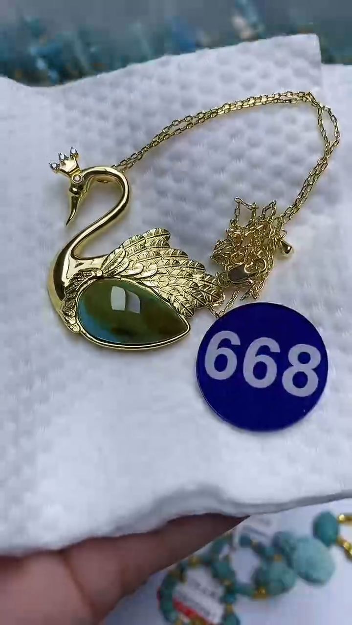 【闪购商品】绿松石项链合金668项链