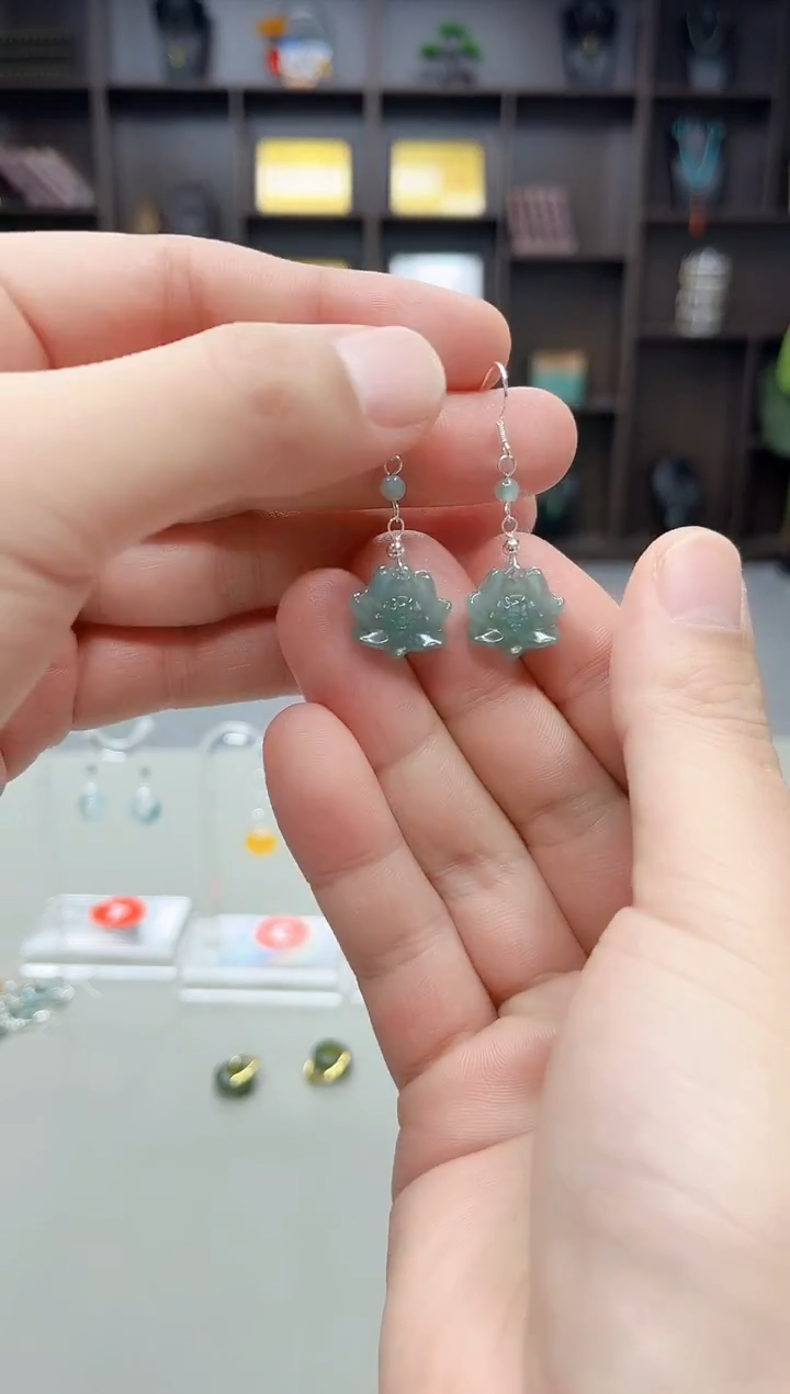 未镶嵌翡翠耳饰X06