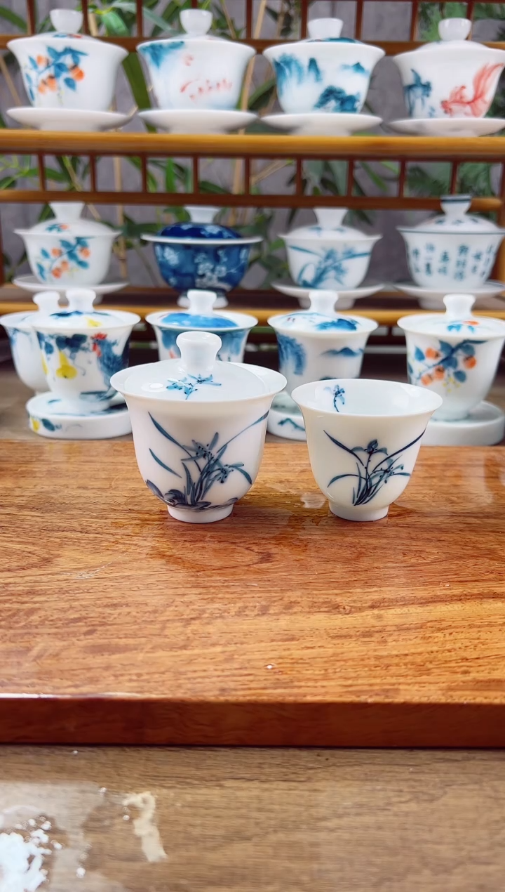 【闪购商品】微瑕兰花美人备+闻香杯