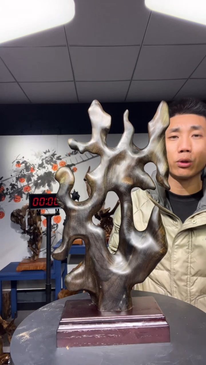 【闪购商品】金丝楠木雕金丝楠木工艺品摆件