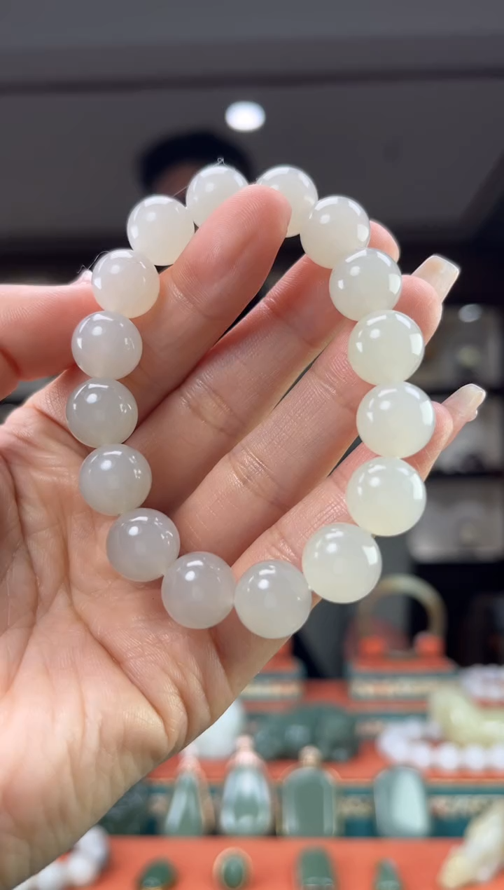 【闪购商品】和田玉颈饰未镶嵌佩佩12mm左右