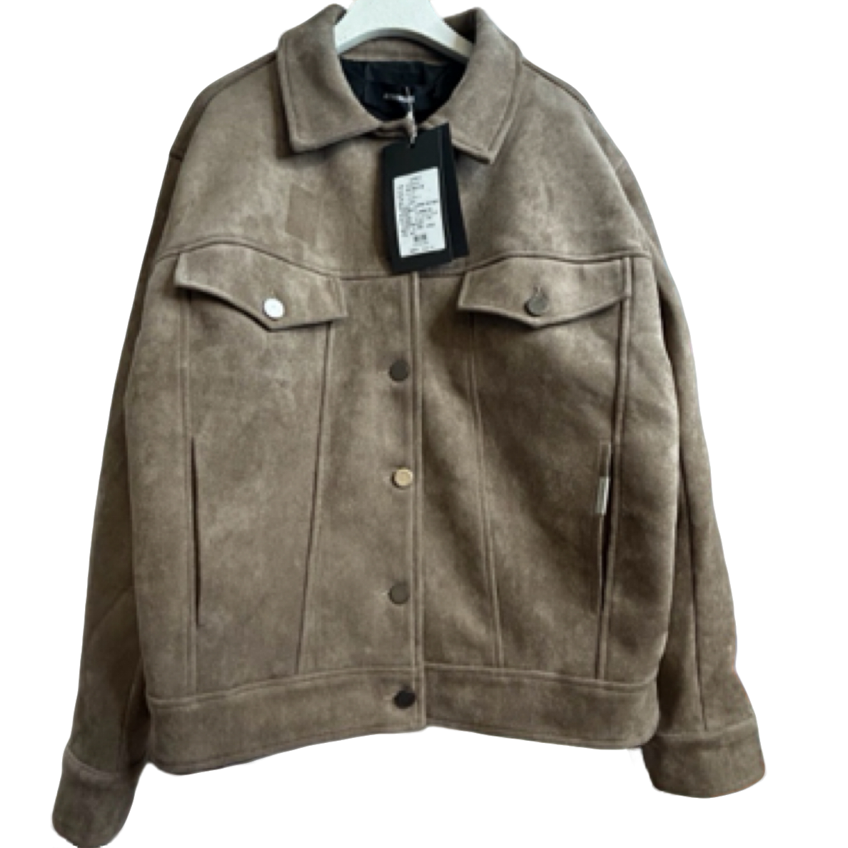 潮牌铆钉麂皮外套帅气百搭时尚高品质经典款001