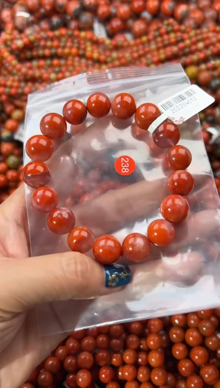 未镶嵌手串南红玛瑙12+