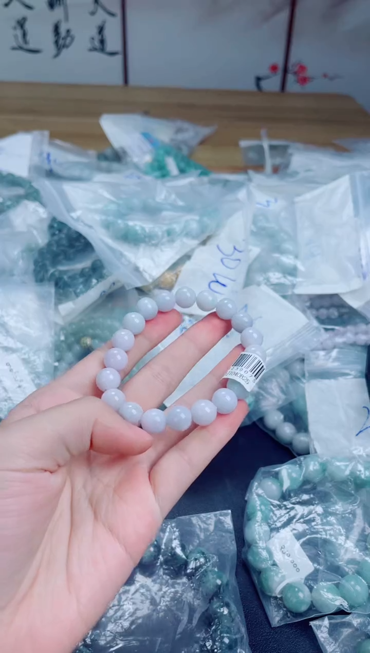 未镶嵌手链翡翠珠串