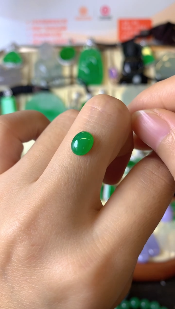 【闪购商品】定制翡翠未镶嵌1裸玉（客户意向镶嵌）