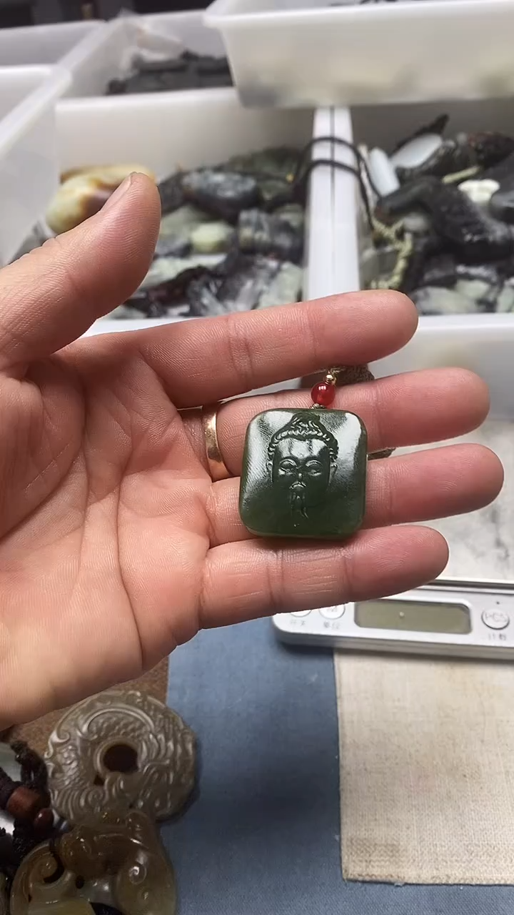 吊坠(不含链)未镶嵌和田玉1