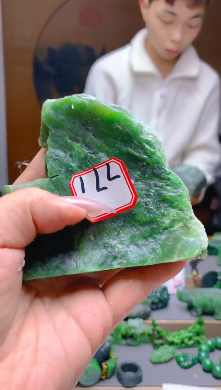 【闪购商品】和田玉（碧玉）珠宝半成品未镶嵌1