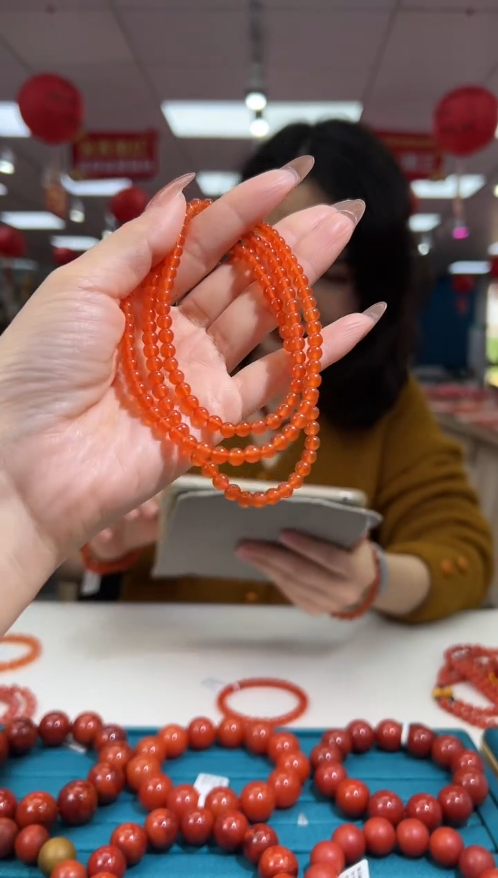 【闪购商品】南红玛瑙项链未镶嵌2.19-（多样式）