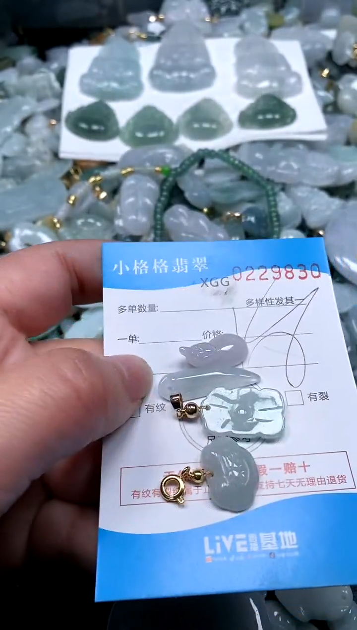 【闪购商品】翡翠颈饰未镶嵌闪购商品0229830