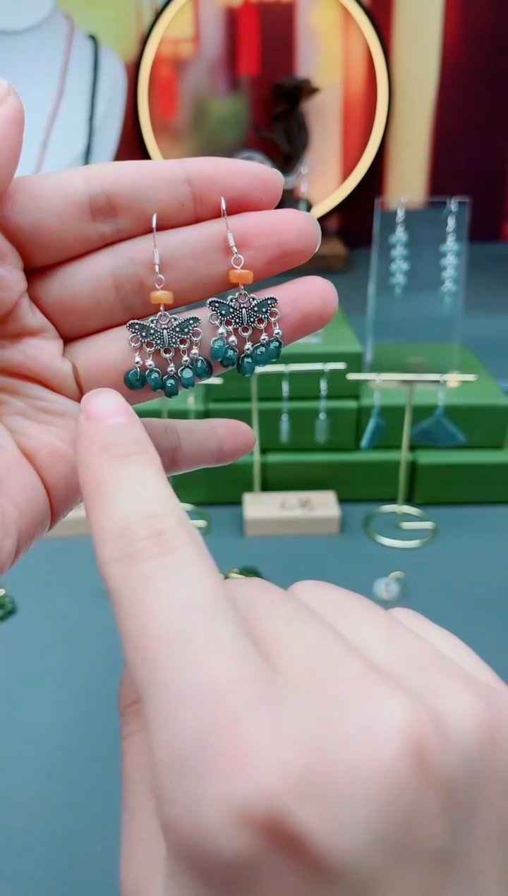 未镶嵌翡翠耳饰707000