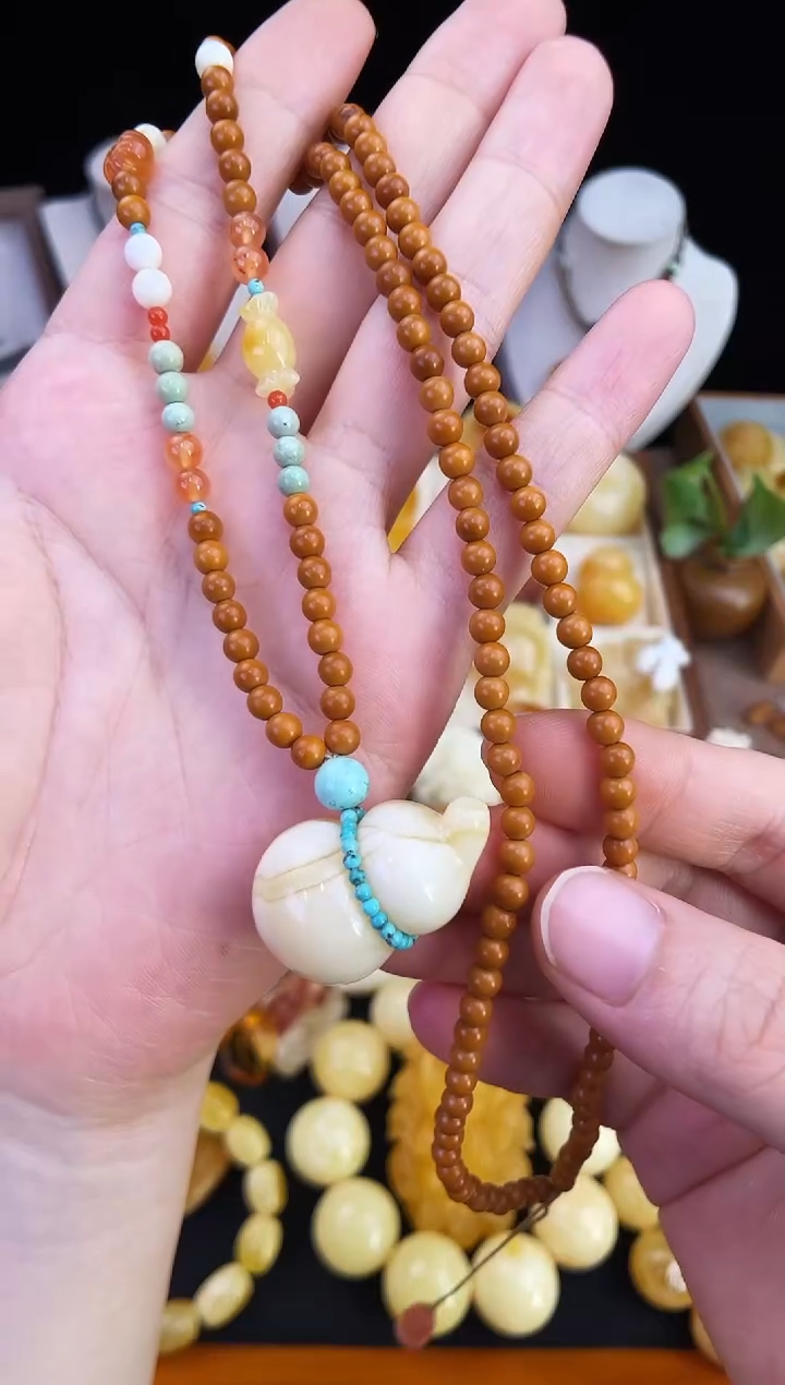 琥珀未镶嵌珠宝奇石柒月