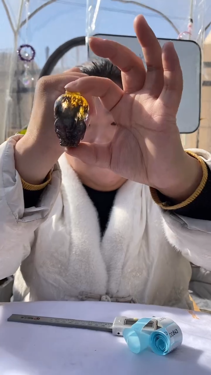 【闪购商品】水晶貔貅未镶嵌极光23貔貅D840