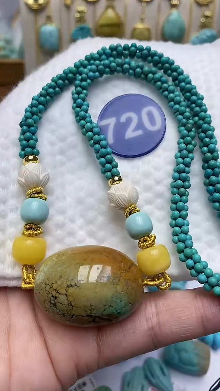 【闪购商品】绿松石项链未镶嵌720
