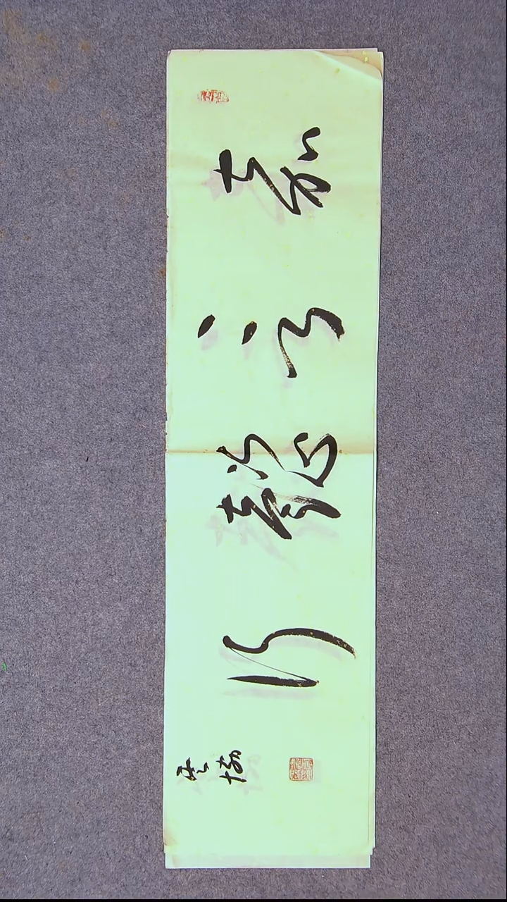 书法谭云协   宁夏 副主69*17尺寸一平尺四字