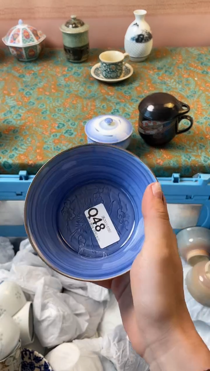 瓷片爱**呀瓷器瓷器Q48