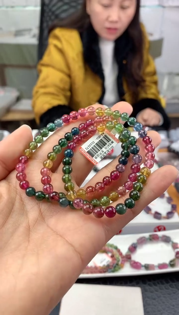 未镶嵌手串碧玺好的
