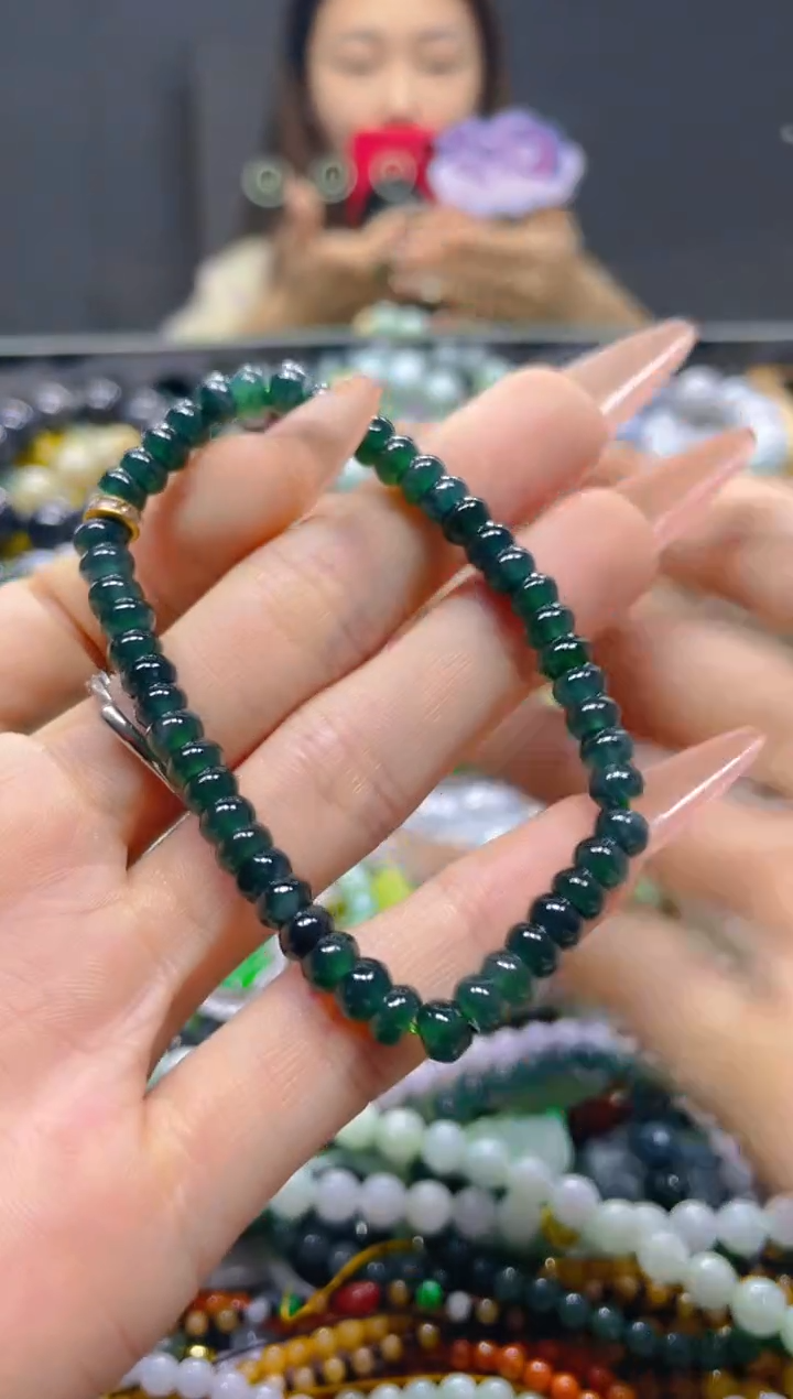 颈饰未镶嵌翡翠5MM