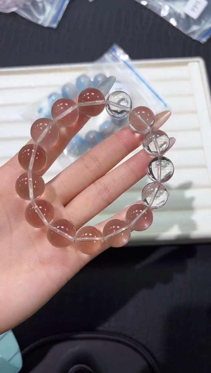 水晶手串未镶嵌58b多样性发其一【1条】默认微瑕