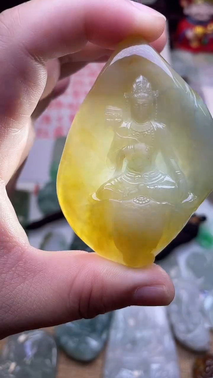 颈饰未镶嵌翡翠普贤