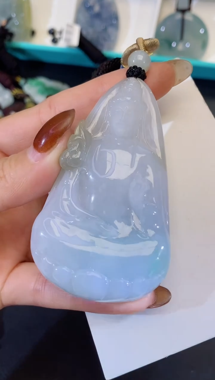 颈饰未镶嵌翡翠缅甸天然翡翠