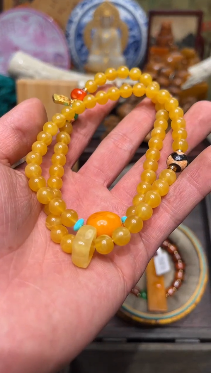 【闪购商品】蜜蜡颈饰未镶嵌49庞庞庞庞庞庞庞庞