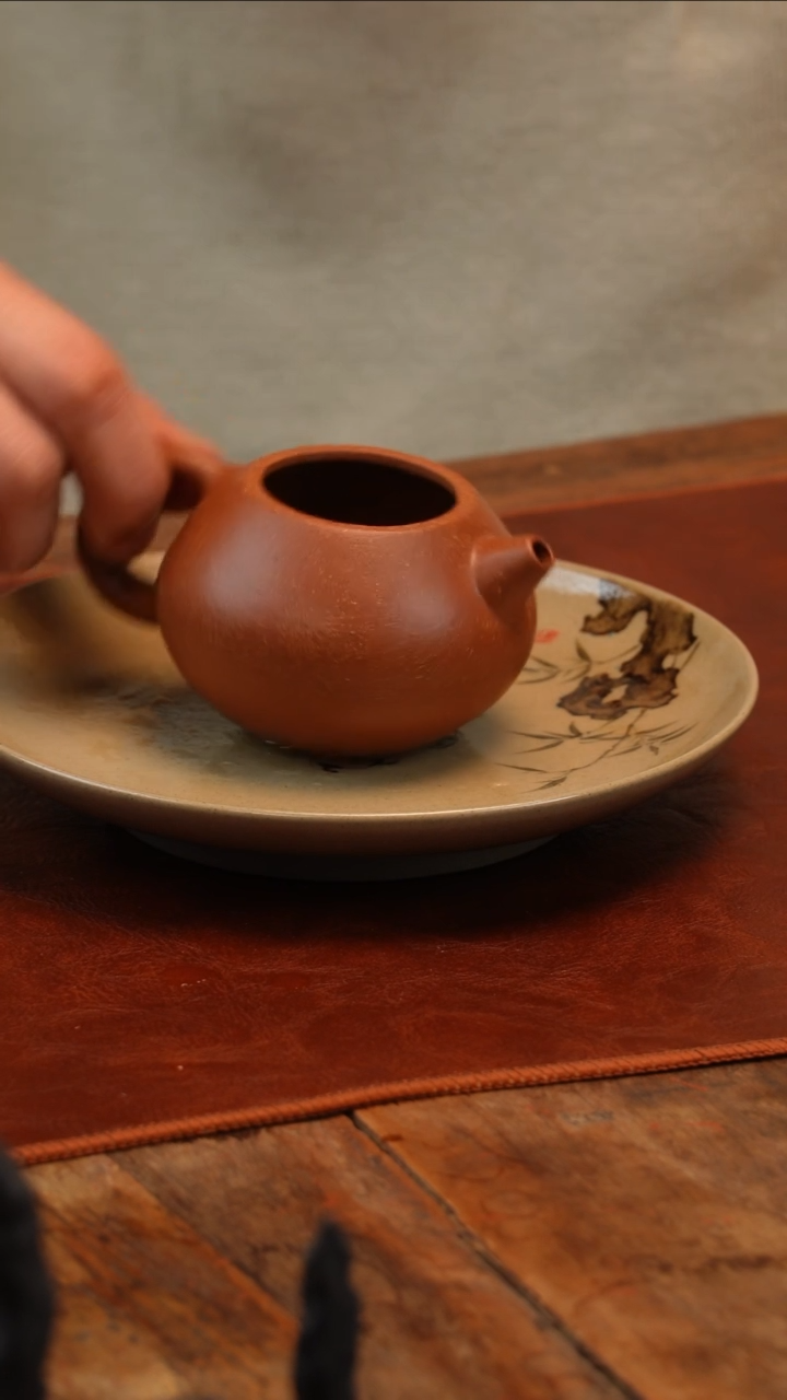 【闪购商品】紫砂茶壶红降坡文旦壶