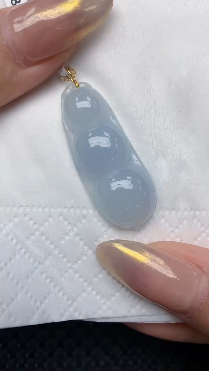 【闪购商品】翡翠颈饰18K金镶嵌天然翡翠A货