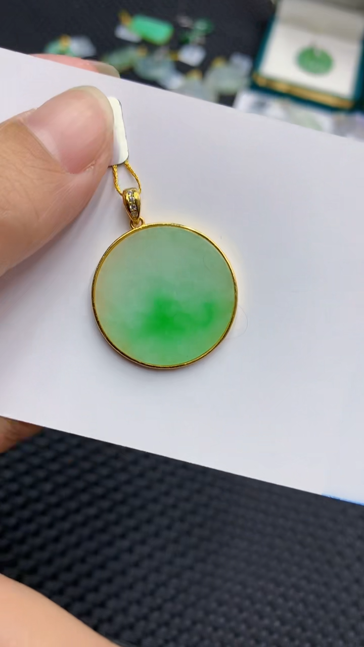 【闪购商品】翡翠颈饰银S925镶嵌            8