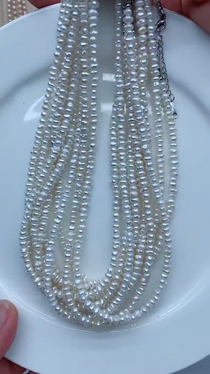 淡水珍珠未镶嵌项链项链多样性发其一