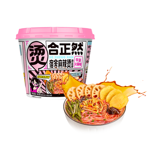 合正然宿舍麻辣烫粉丝锅(牛油火锅味) 165g