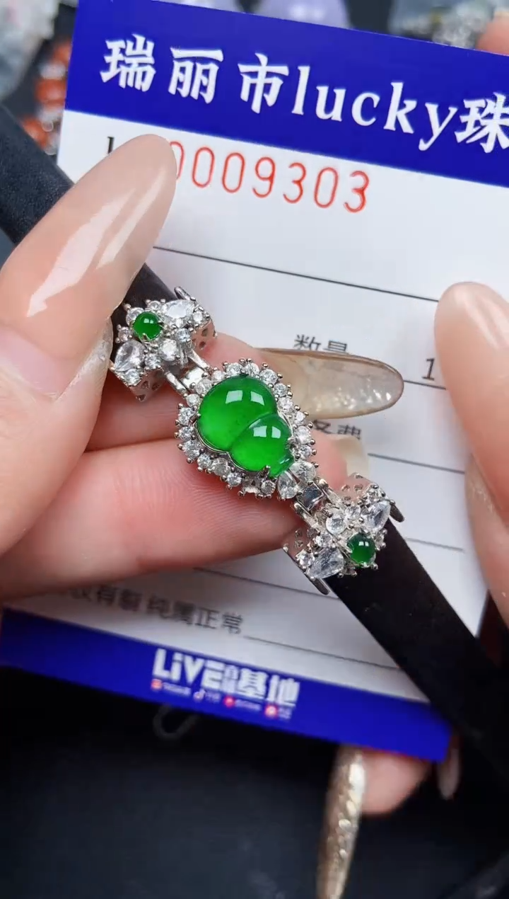 【闪购商品】翡翠颈饰银S925镶嵌9303